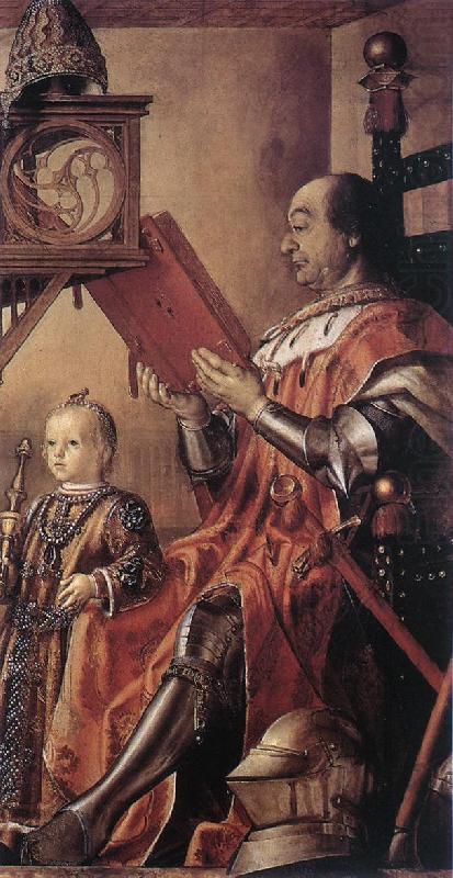 BERRUGUETE, Pedro Prince Federico da Montefeltro and his Son china oil painting image